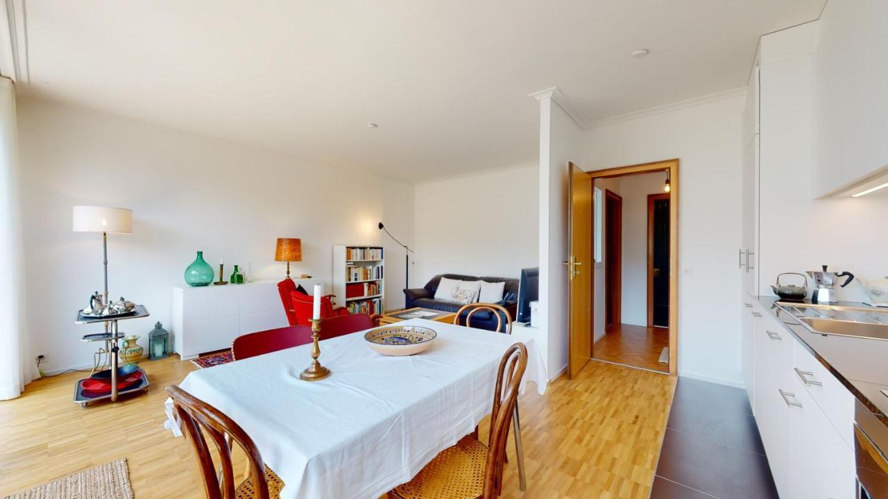 Bright Flat Overlooking Geneva Montreux